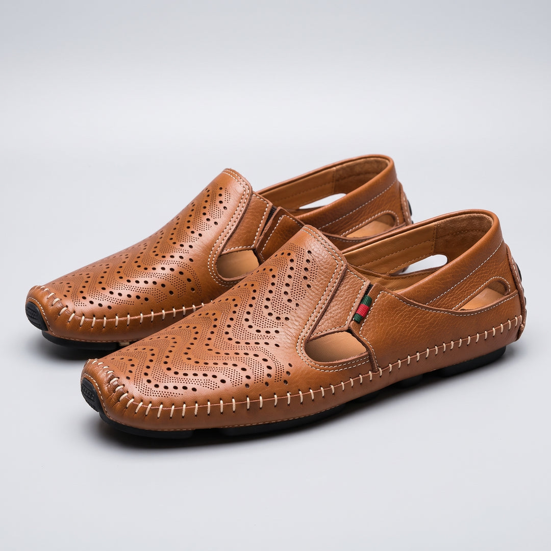 MarseilleSlip™ - Perforated Driving Loafers