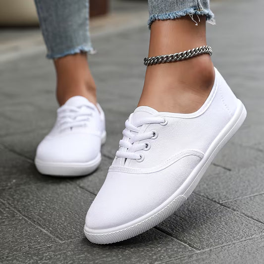 CanvasLume™ Low-Top Lace Sneakers