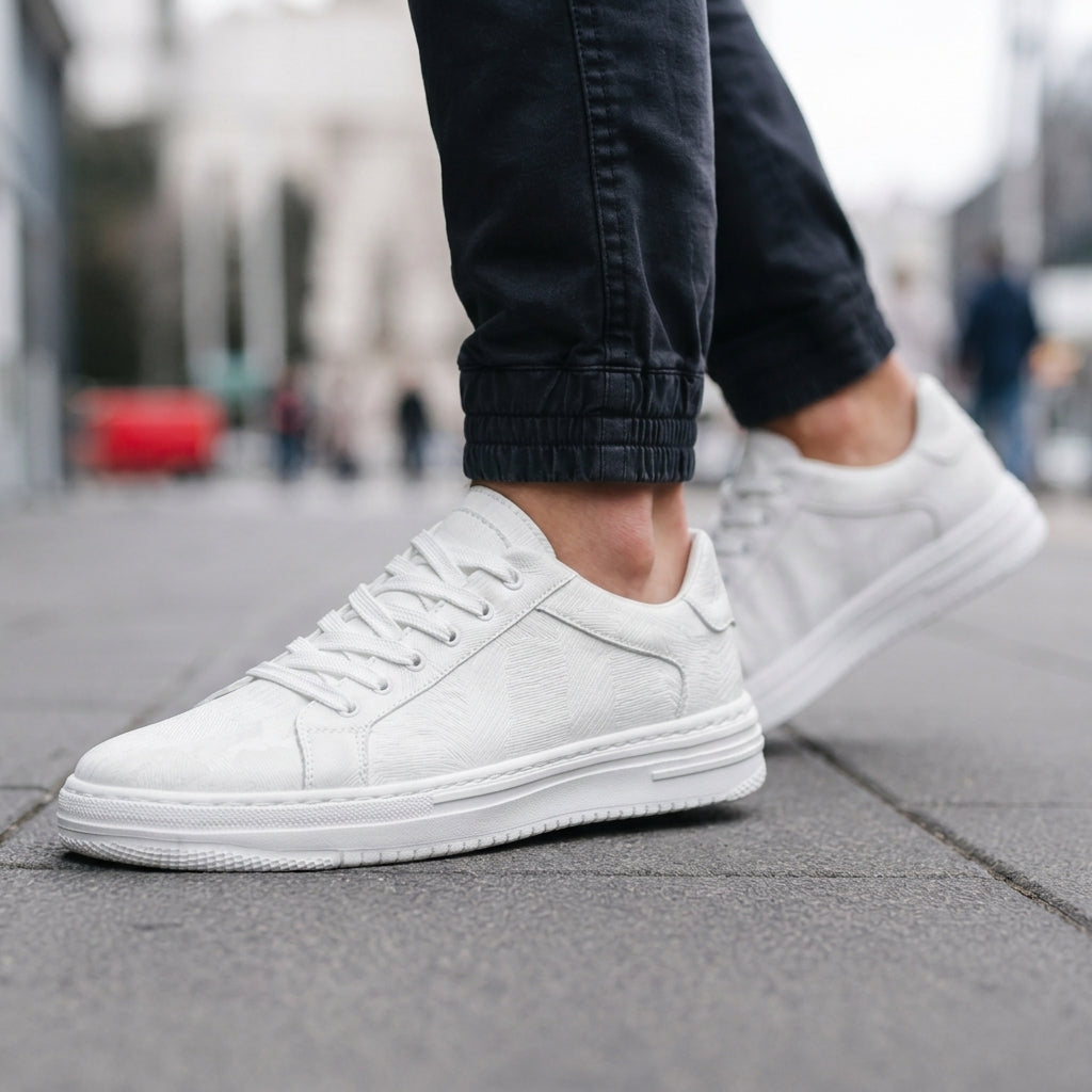 BayRidge Leather Sneakers - White