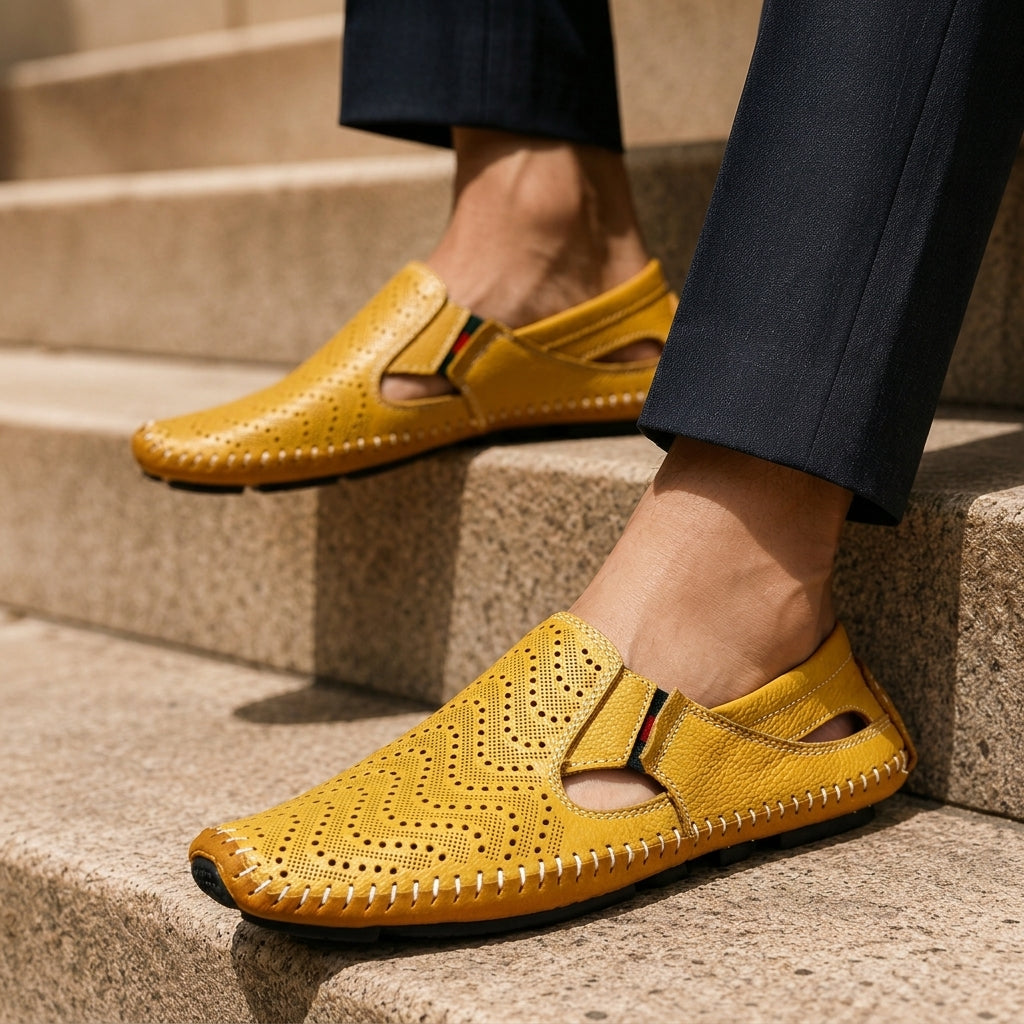 MarseilleSlip™ - Perforated Driving Loafers
