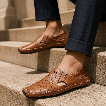 MarseilleSlip™ - Perforated Driving Loafers