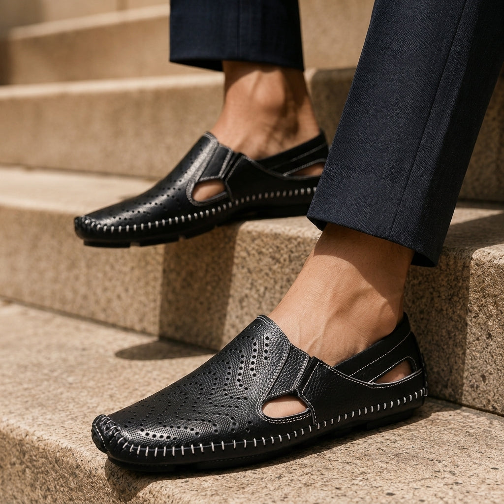 MarseilleSlip™ - Perforated Driving Loafers