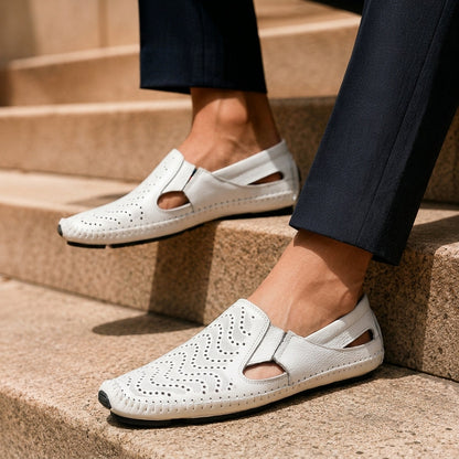 MarseilleSlip™ - Perforated Driving Loafers