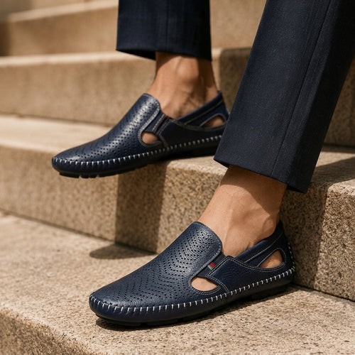 MarseilleSlip™ - Perforated Driving Loafers