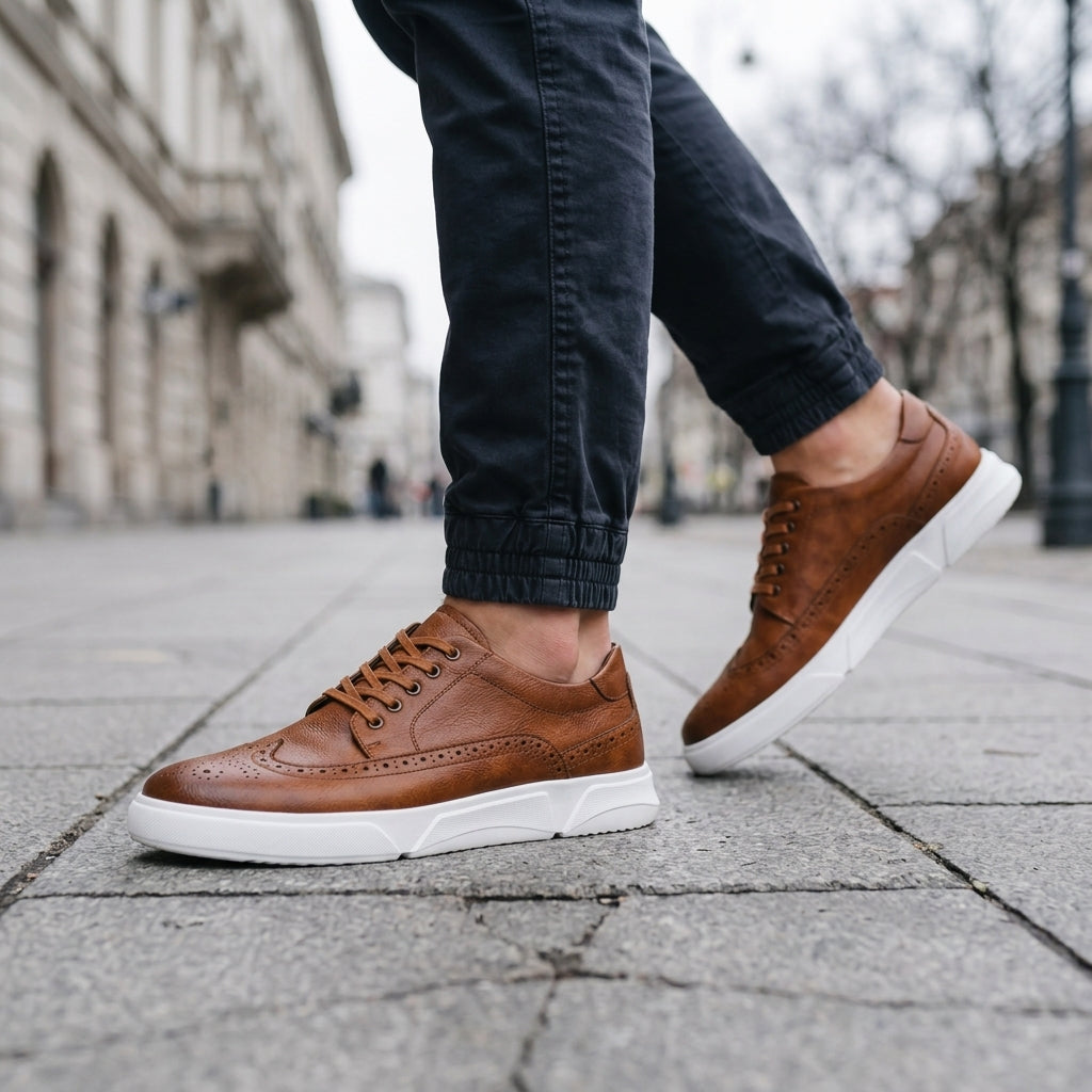 OakTrail Leather Sneakers - Brown