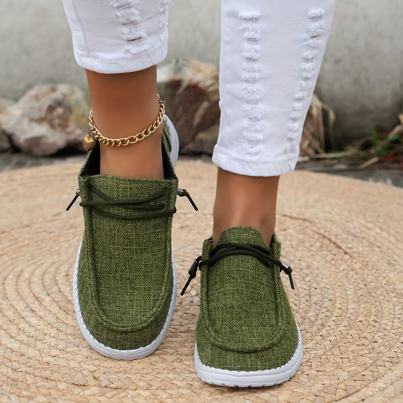 LinenGlide™ Canvas Slip-On Loafers