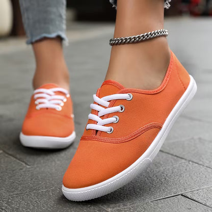 CanvasLume™ Low-Top Lace Sneakers