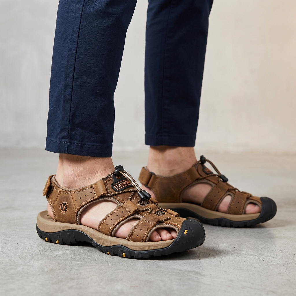 TerraStride™ - Men's Orthopedic Comfort Sandal