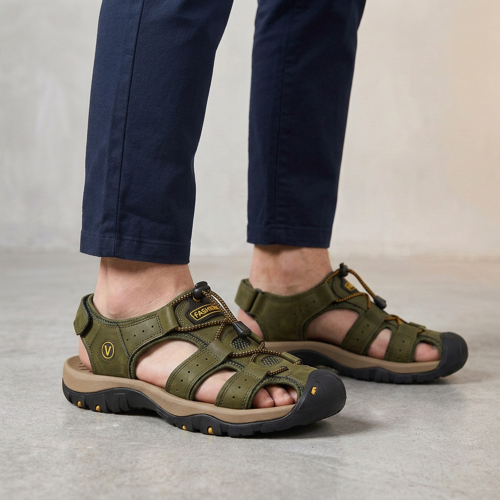 TerraStride™ - Men's Orthopedic Comfort Sandal