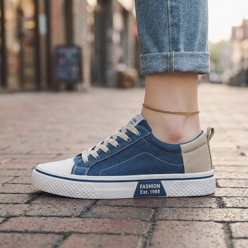 BlockLane™ Canvas Sneakers - side