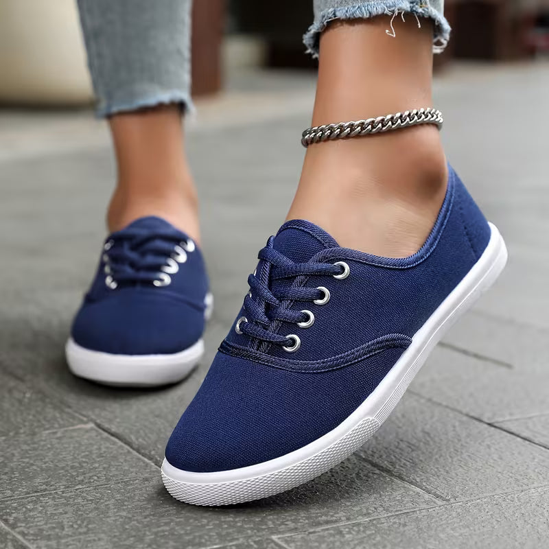 CanvasLume™ Low-Top Lace Sneakers