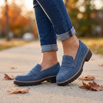 CobbleStep™ Suede Loafers - Blue