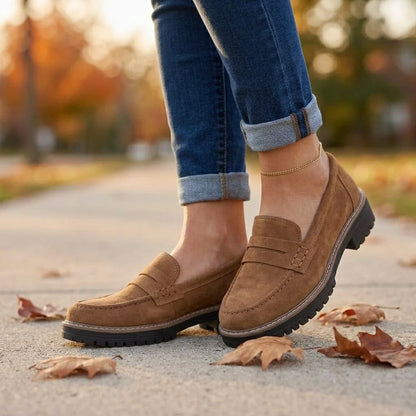 CobbleStep™ Suede Loafers - front
