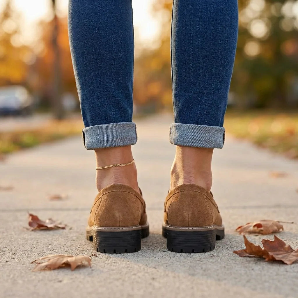 CobbleStep™ Suede Loafers - back