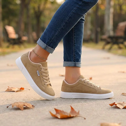 CourtEase™ Low-Top Sneakers - Khaki