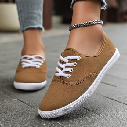 CanvasLume™ Low-Top Lace Sneakers
