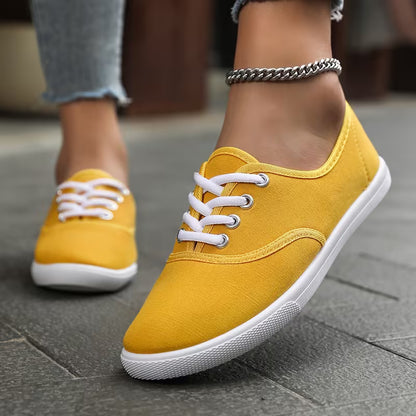 CanvasLume™ Low-Top Lace Sneakers