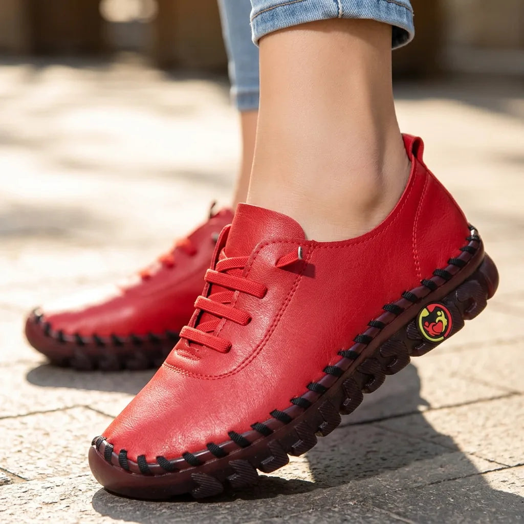 HarborLane Comfort Shoes in Red