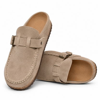 HarborSlip Suede Loafers - Green