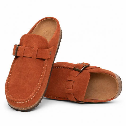 HarborSlip Suede Loafers - Rust