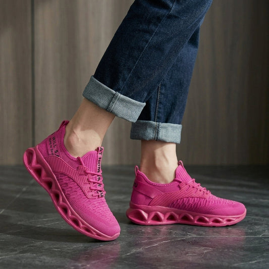 MeadowLane Canvas Sneakers - Pink