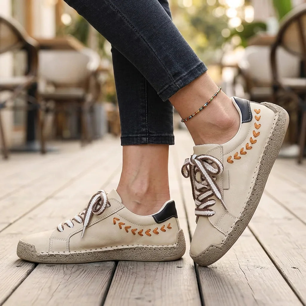 MeadowStep cream comfort sneakers