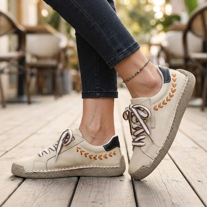 MeadowStep cream comfort sneakers