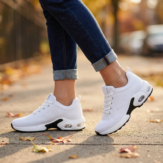 PulseAir™ Cushion Sneakers - White