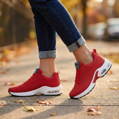 PulseAir™ Cushion Sneakers - Red