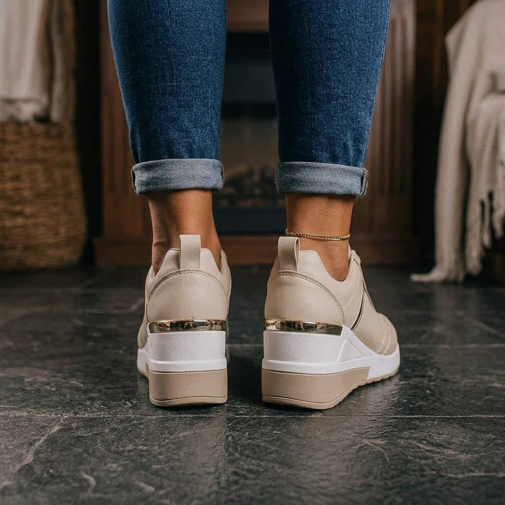 SkyLift™ Wedge Sneakers - back