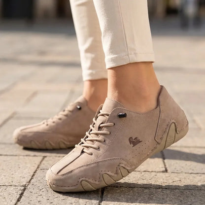 SteadyStep Comfort Shoes in Beige